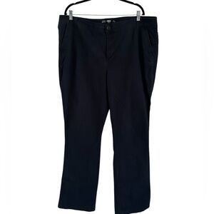 Old Navy Khakis Navy 20TALL Bootcut inseam 34 1/2”